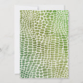 Invitation Anniversaire de enfant Reptile (Dos)