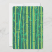 Invitation Anniversaire de enfant rouge panda trop sauvage (Dos)