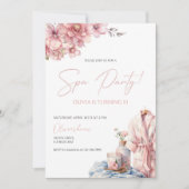 Invitation Anniversaire de enfant spa (Devant)