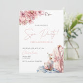 Invitation Anniversaire de enfant spa (Debout devant)