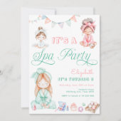 Invitation Anniversaire de enfant spa (Devant)