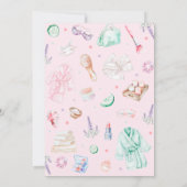 Invitation Anniversaire de enfant spa (Dos)