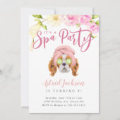 Invitation Anniversaire de enfant spa (Devant)