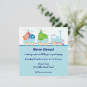 Invitation Anniversaire de enfant : Train 019 (Debout devant)