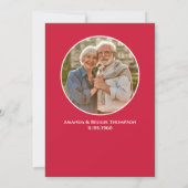 Invitation Anniversaire de fête mignonne Whimsical Moose Phot (Dos)