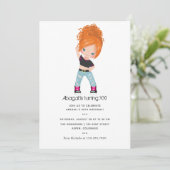 Invitation Anniversaire de fille sur le thème Hip Hop (Debout devant)