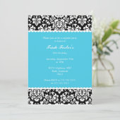 Invitation Anniversaire de Floral Damask (Debout devant)