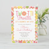 Invitation Anniversaire de Fruitti à deux tti (Debout devant)