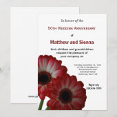 Invitation Anniversaire de Garbera (Devant / Derrière)