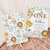 Invitation Anniversaire de garçon Wild One