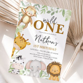 Invitation Anniversaire de garçon Wild One