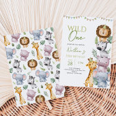Invitation Anniversaire de garçon Wild One
