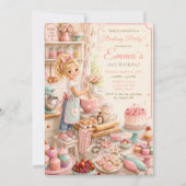 Invitation Anniversaire de gâteau pour enfants (Devant)