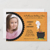 Invitation Anniversaire de Ghost Halloween (Devant)