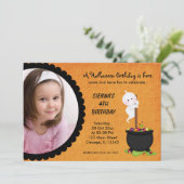 Invitation Anniversaire de Ghost Halloween (Debout devant)