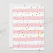 Invitation Anniversaire de Girl Pink Baking (Dos)