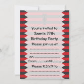 Invitation Anniversaire de Goth Red et de Black Bunny (Dos)