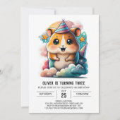 Invitation Anniversaire de Hamster Haven (Devant)