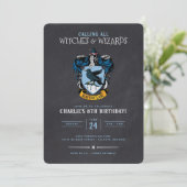 Invitation Anniversaire de Harry Potter | Ravenclaw Chalkboar (Debout devant)