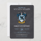 Invitation Anniversaire de Harry Potter | Ravenclaw Chalkboar (Devant)