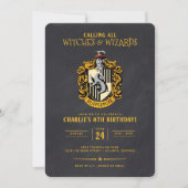 Invitation Anniversaire de Harry Potter | Tableau de bord de  (Devant)