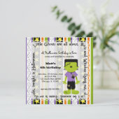 Invitation Anniversaire de Hocus Pocus Frankenstein (Debout devant)