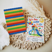 Invitation Anniversaire de jeu - Exécuter Jump Diapositive Jo