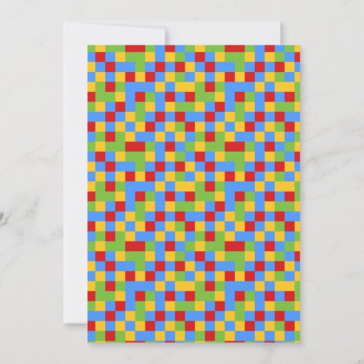 Invitation Anniversaire de jeu vidéo d'invitation (Dos)