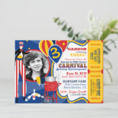 Invitation Anniversaire de jonglerie de marcheurs d'échasse (Debout devant)