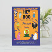 Invitation Anniversaire de Kid Halloween (Debout devant)