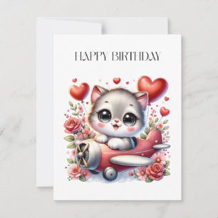Invitation Anniversaire de Kitten Pilot