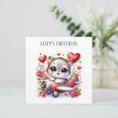 Invitation Anniversaire de Kitten Pilot (Debout devant)