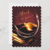 Invitation Anniversaire de la Bourgogne et de la femme d'or (Dos)