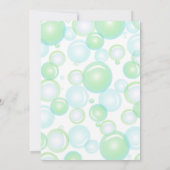 Invitation Anniversaire de la bulle (Dos)