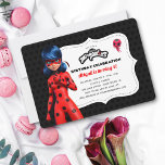 Invitation Anniversaire de la coccinelle<br><div class="desc">Invitation toute votre famille et amis à l'anniversaire de votre enfant avec ces invitations d'anniversaire Miraculous. Personnalisez en ajoutant tous les détails de votre fête !</div>