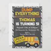 Invitation Anniversaire de la construction (Devant)