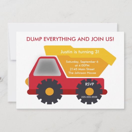 Invitation Anniversaire de la construction (Devant)