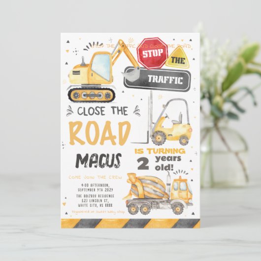 Invitation Anniversaire de la construction (Debout devant)