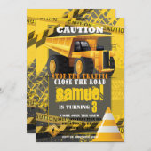 Invitation Anniversaire de la construction (Devant / Derrière)