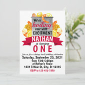 Invitation Anniversaire de la crevette (Debout devant)