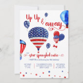 Invitation Anniversaire de la Cutie en étoile vers le haut et (Devant)