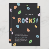 Invitation Anniversaire de la Escalade rock (Devant / Derrière)