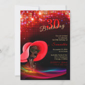 Invitation Anniversaire de la femme afro-américaine (Devant)