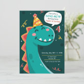 Invitation Anniversaire de la fête de Dino (Debout devant)