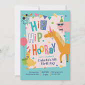 Invitation Anniversaire de la fête de la ferme (Devant)