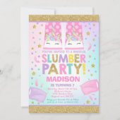 Invitation Anniversaire de la fête de la licorne S (Devant)