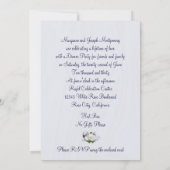 Invitation Anniversaire de la fête de la Rose blanche (Dos)