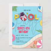 Invitation Anniversaire de la fête des astronautes (Devant)