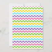 Invitation Anniversaire de la fête des enfants de Bash Pink T (Dos)