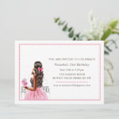 Invitation Anniversaire de la fête des roses afro-américaines (Debout devant)